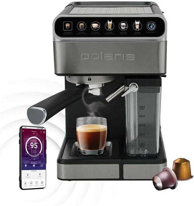 Кофеварка Polaris PCM 1540 WIFI IQ Home в Ташкенте