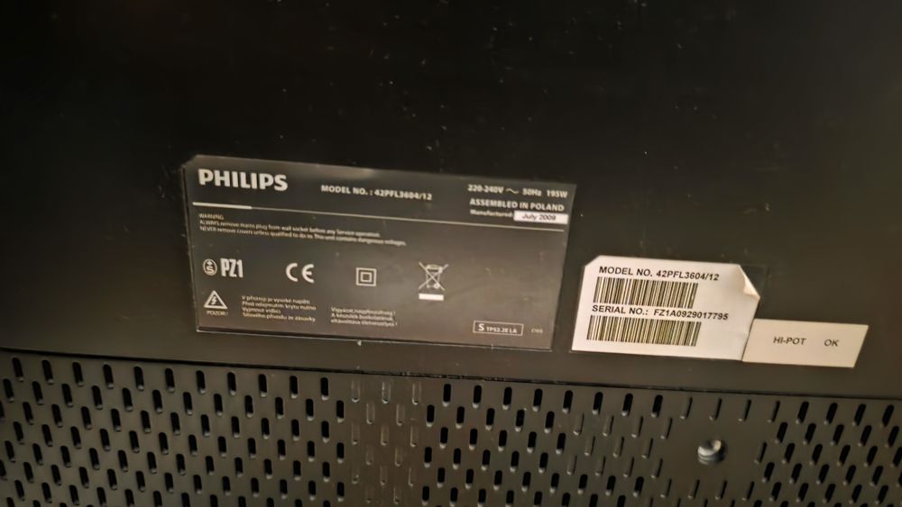 Philips 42PFL3604/12 (42") — Не работает