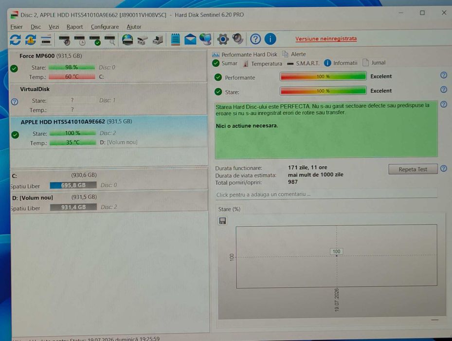 Hard disk 1TB Hitachi HDD 5K1000-1000 2.5 inch Sata Hard 1000GB