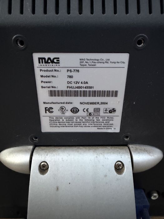 Монитор 17" MAG Innovision PS-776 (Model 780)