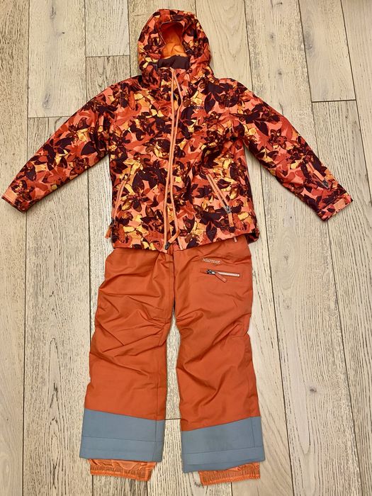 Costum schi copii Marmot 122 - 137 cm pantaloni schi + geaca schi