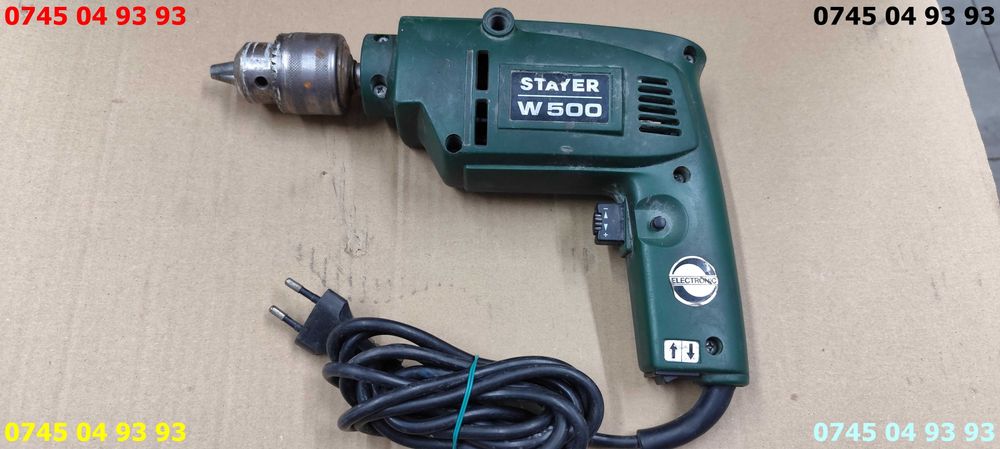 filetanta bormasina STAYER 500w cu defect face flama