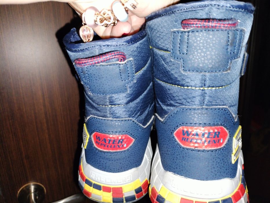 Skechers - Ghete cu finisaj rezistent la apa Mega Craft Cuboforce