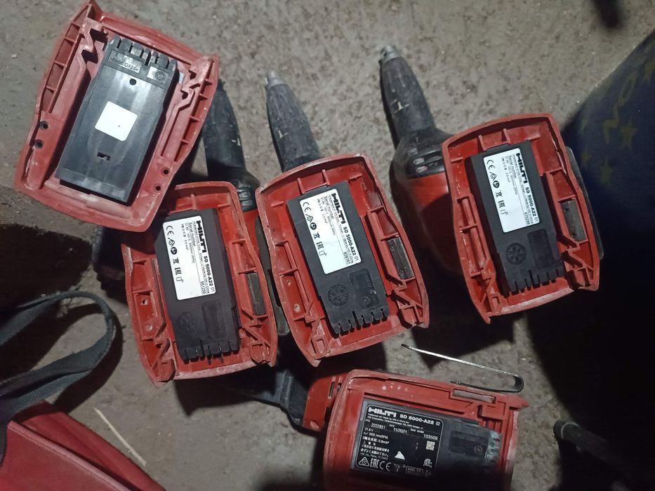 Машини Hilti готови за работа обслужени от до