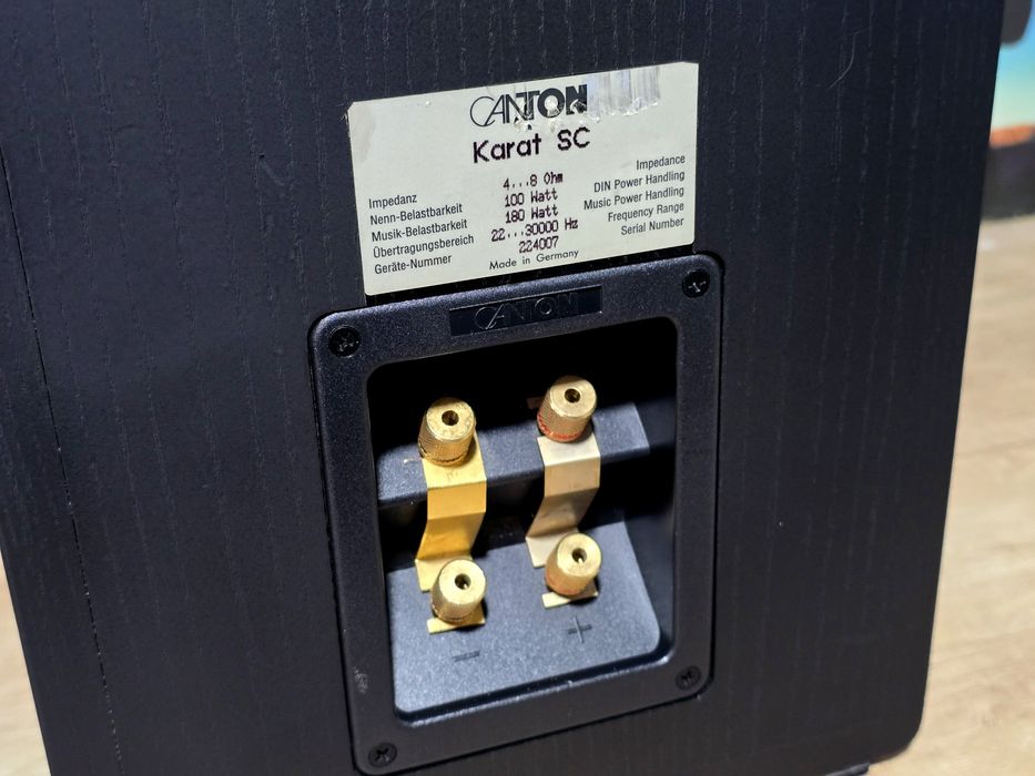 Boxe hifi CANTON karat SC, hi-fi audio,  100-180w, 22-30000hz, 4-8 ohm