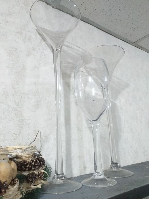 Стеклянные мартинницы для флористики