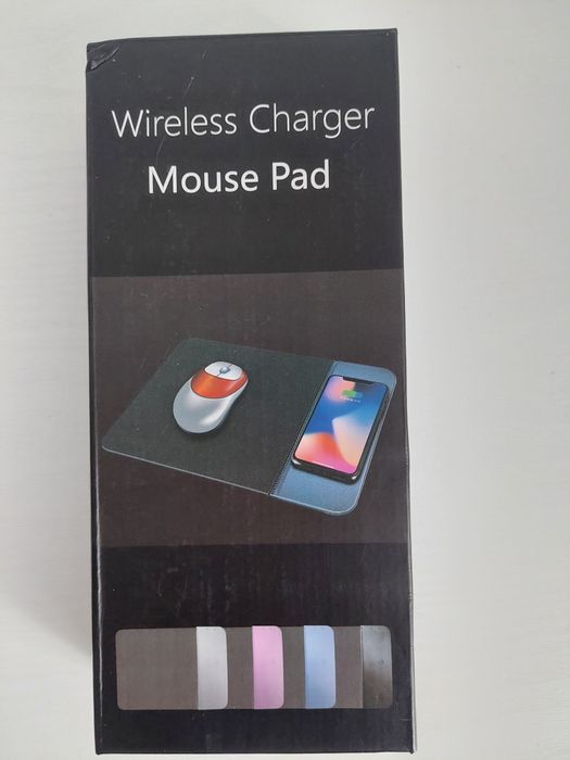 Mouse pad wireless charger