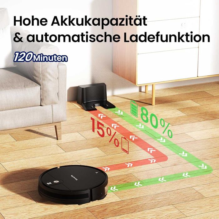 Роботизирана прахосмукачка VersLife L6, управление чрез приложение Alexa