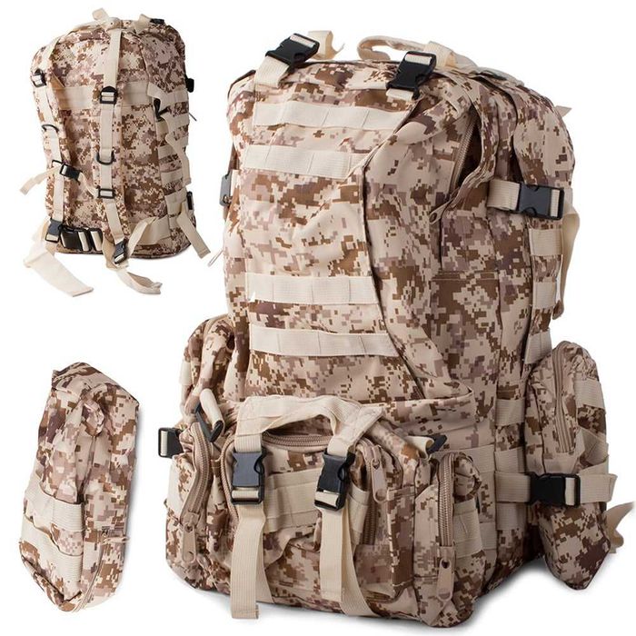 Rucsac tactic militar Cracos® camo - airsoft si activitati outdoor