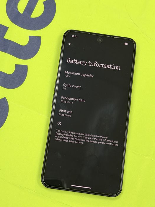 КАТО НОВ 256GB Nothing Phone 3a Pro 5G Гаранция 2028г. Black