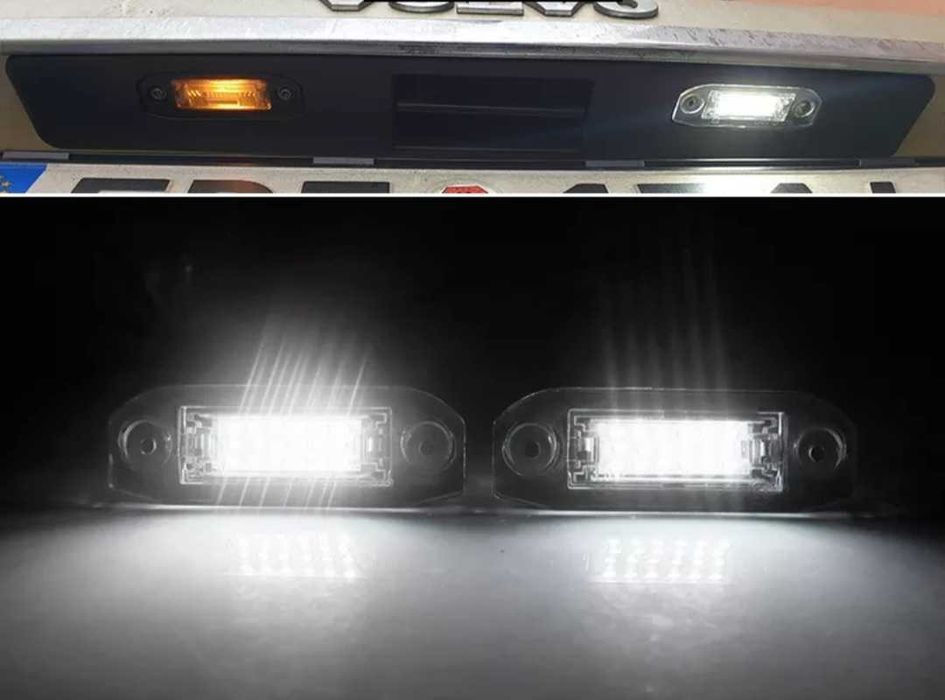 Плафони за регистрационния номер за Волво Volvo led лед крушки задния
