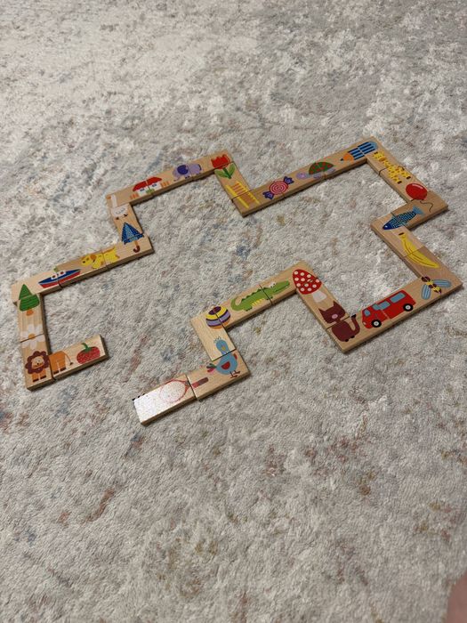 Домино из дерева