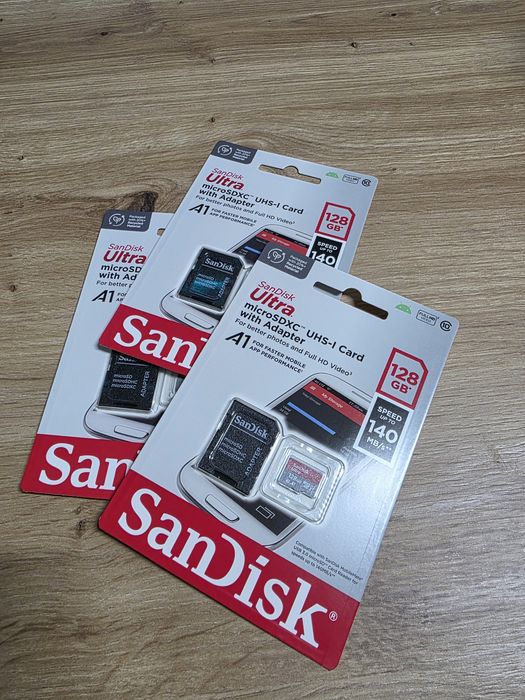 Card MicroSD Kingston / Sandisk 32 / 64 / 128 GB - Clasa 10  - Sigilat