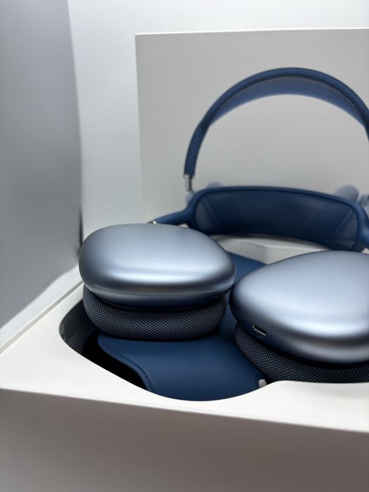 Casti Apple Airpods Max - Sky Blue - Impecabile + Garantie