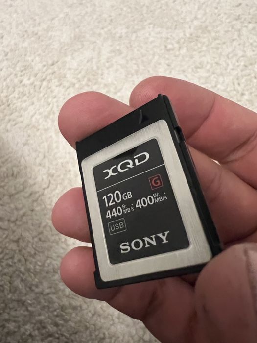 Card memorie Sony XQD 120Gb Seria G Write 400Mb/s
