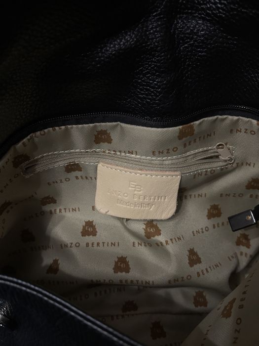 Geanta din piele naturala Enzo Bertini