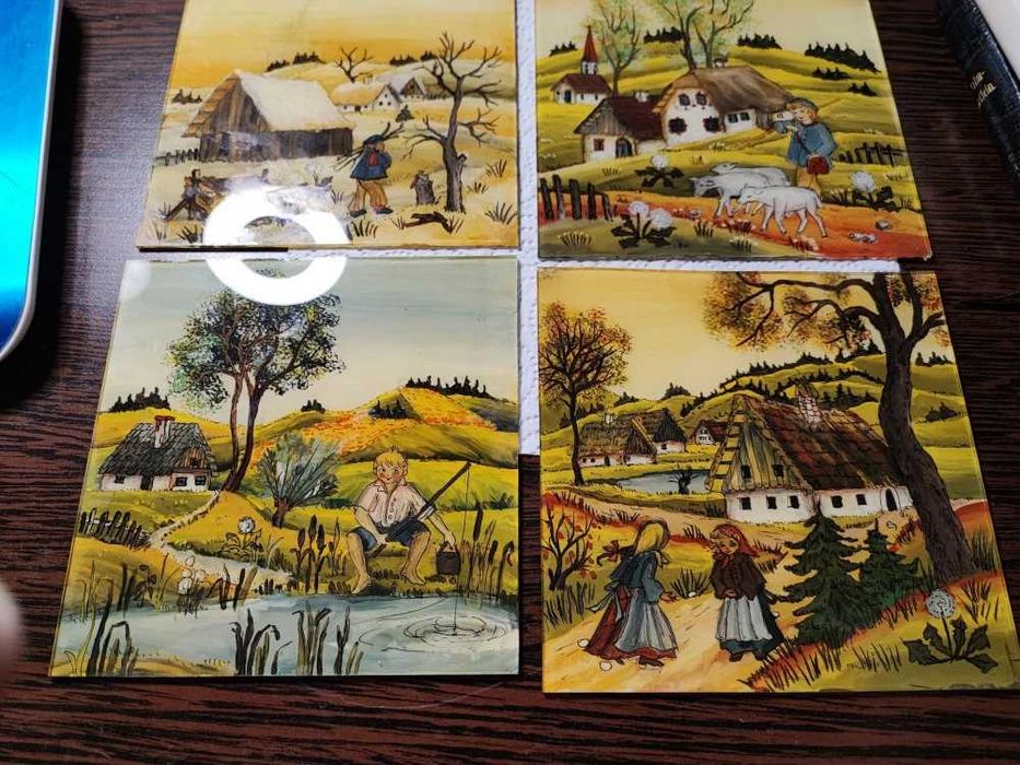 Lot vintage de 13 tablouri diferite