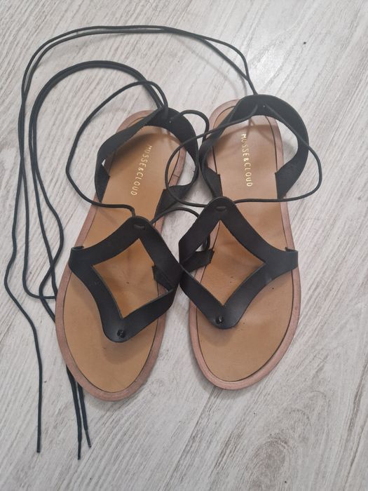 Sandale piele naturala, stil gladiator, marimea 40