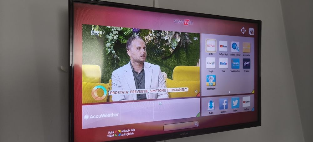 TV  smart  HITACHI, 98 cm diagonală