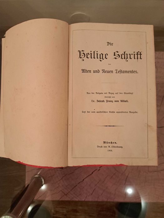 Vand Biblie germana - Heilighe Schrift 1906