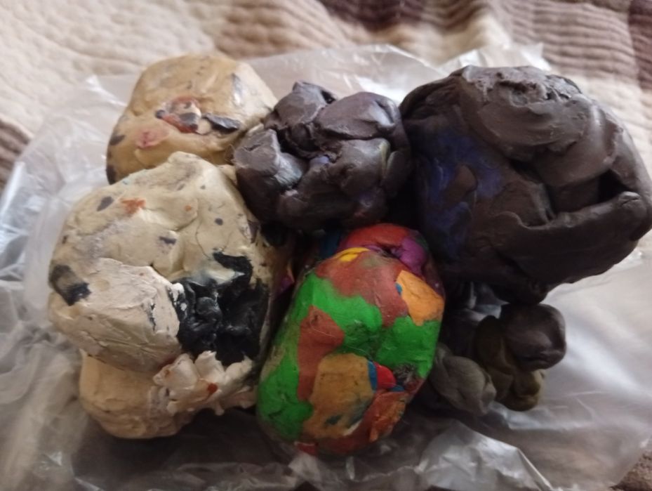 Пластилин разных цветов