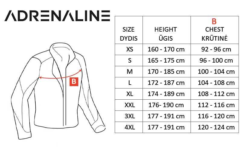 Кожено мото яке ADRENALINE Symetric Black