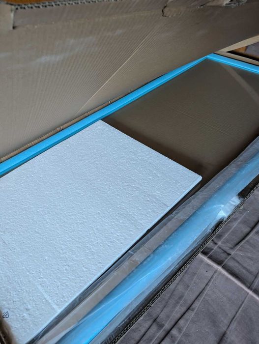 НОВ Параван за баня 8мм H200 Параван с Двоен профил + Рамо Bernard НОВ