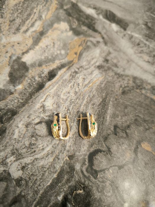 Золотые серьги Бренд Sokolov