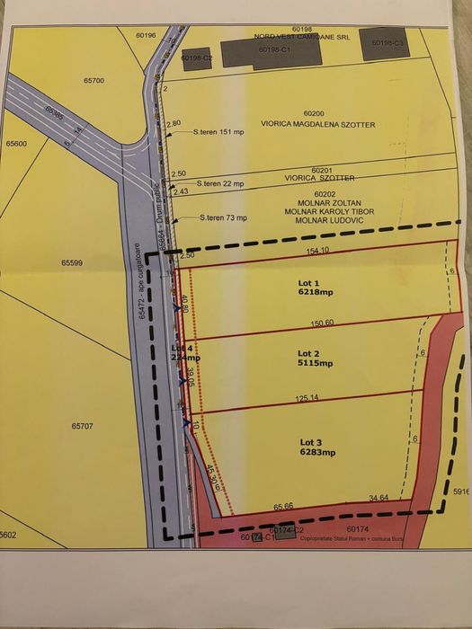 Vand Teren Intravilan-Bors-Vis a Vis de Nord-Vest Camioan-PUZ Aprobat