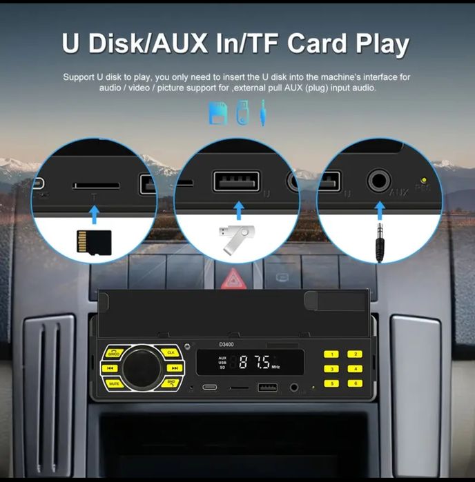 Автомагнитола новая