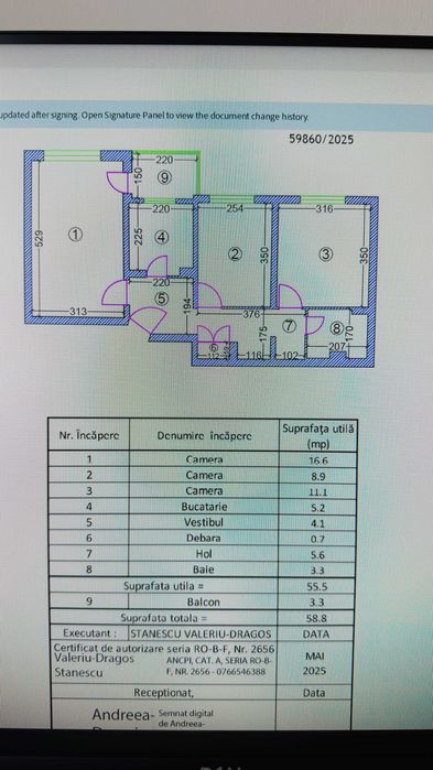 Apartament 3 camere zona Ozana