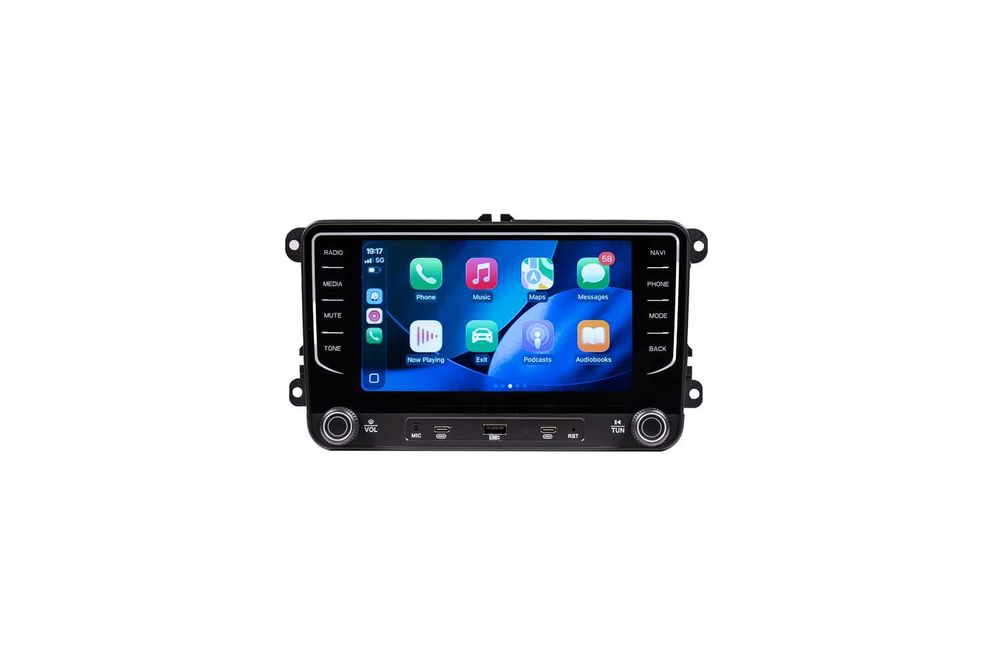 Navigatie VW Skoda Seat Android 14 , Apple Carplay , Android Auto + Camera Marsarier