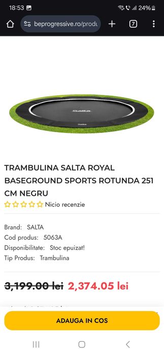 Trambulina in pamant