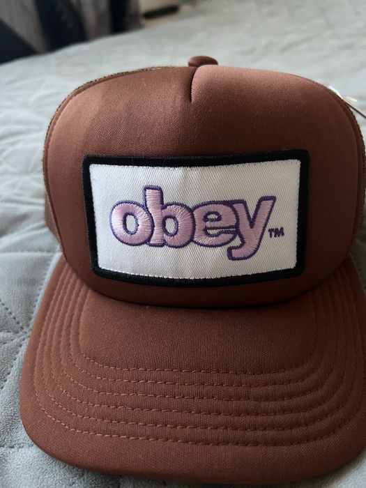 Obey brown cap bn