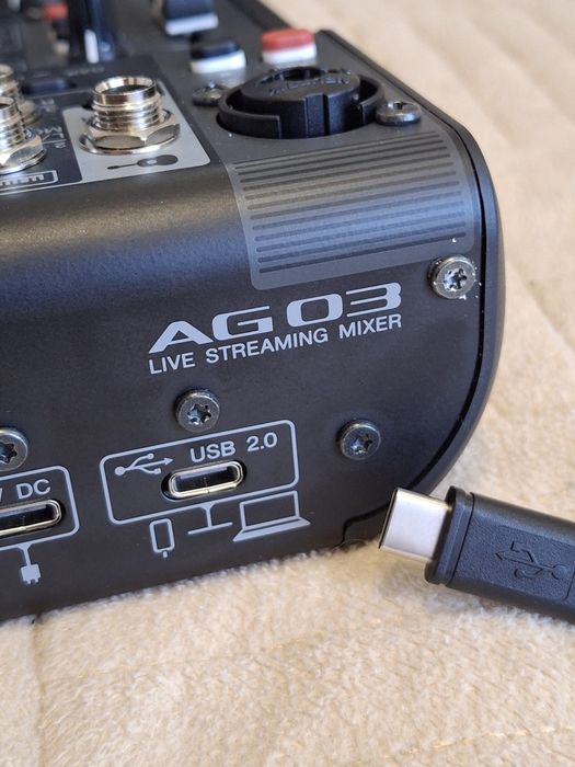 Новый микшер Yamaha AG03