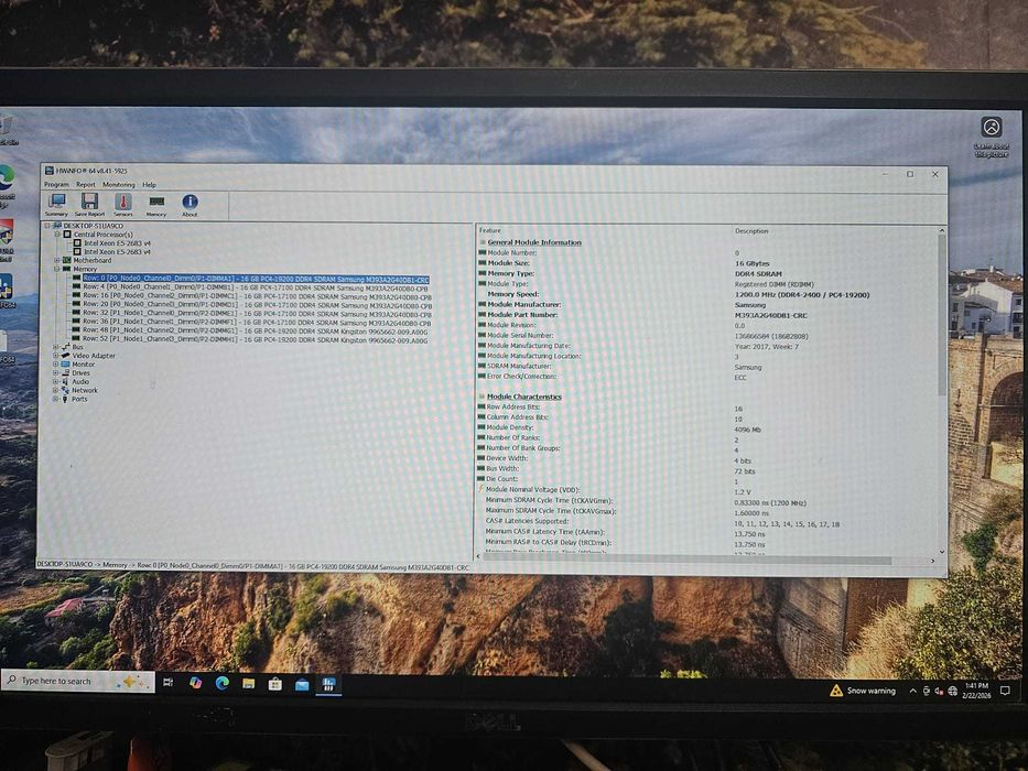 Server Supermicro x10drl-i 128GB ddr4, 2 x e5-2683 v4