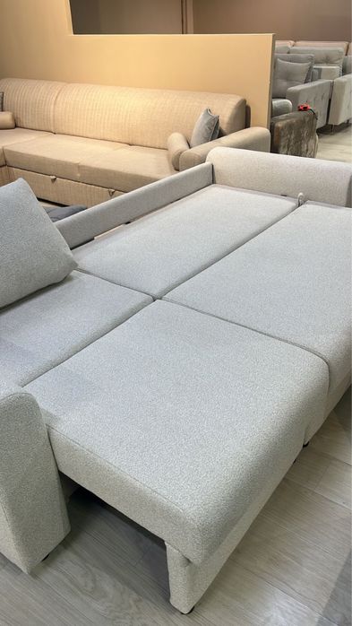 диван 2025 года, ортопедический, ткань букле