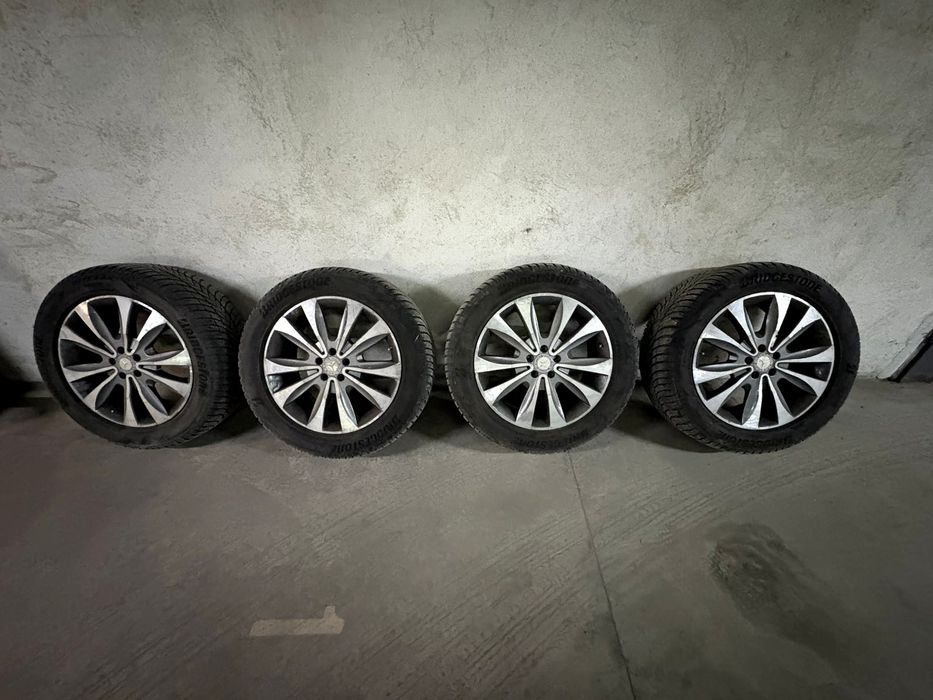 Оригинални джанти Mercedes 20" със зимни гуми 275 55 20 Bridgestone Blizzak  дот 3424