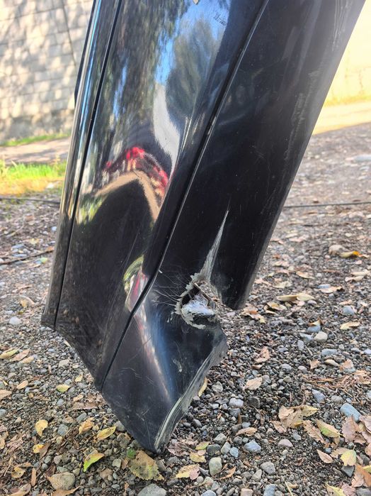 Бампер задний Мерседес w 220 Лиса