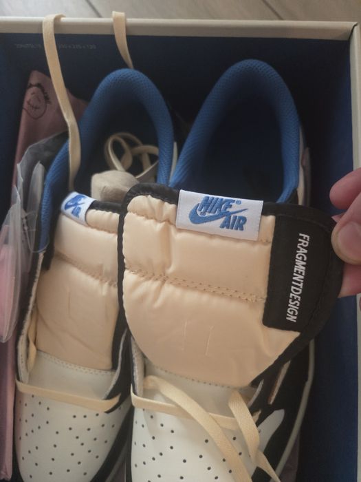Jordan 1 travis scott fragment noi full box