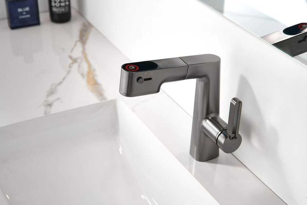 Смесител за баня с 3 режим и издърпваща се глава - W140