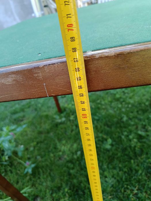 Стара английска сгъваема маса за игра на карти