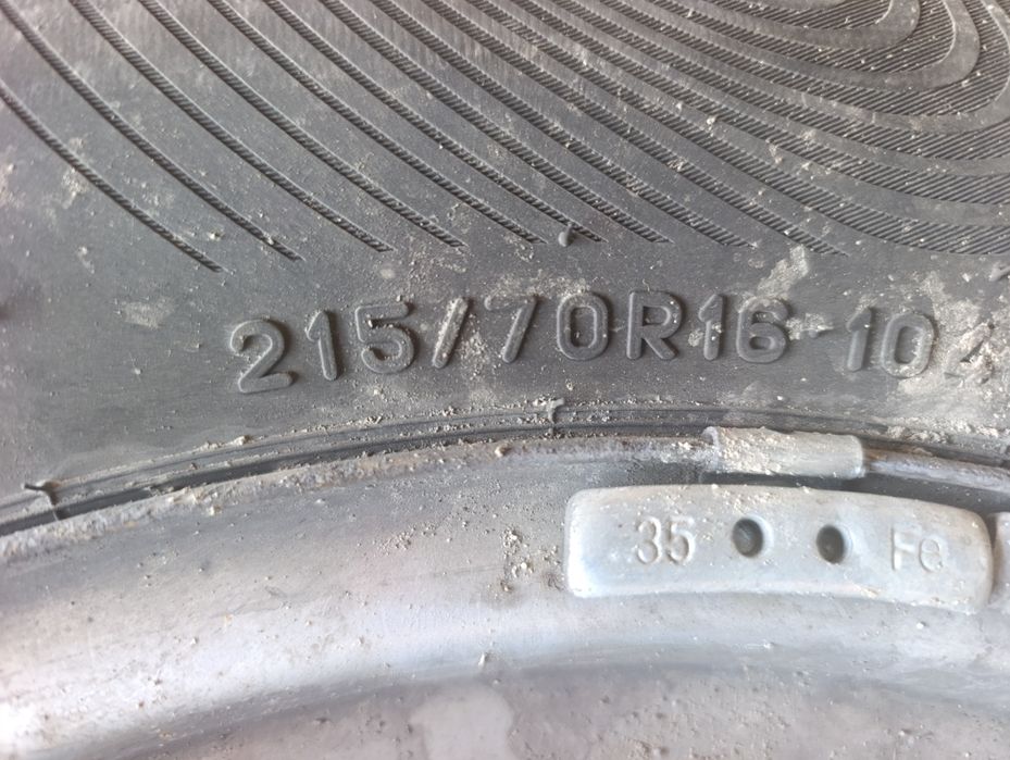 Шины с железными дисками 215/70R16