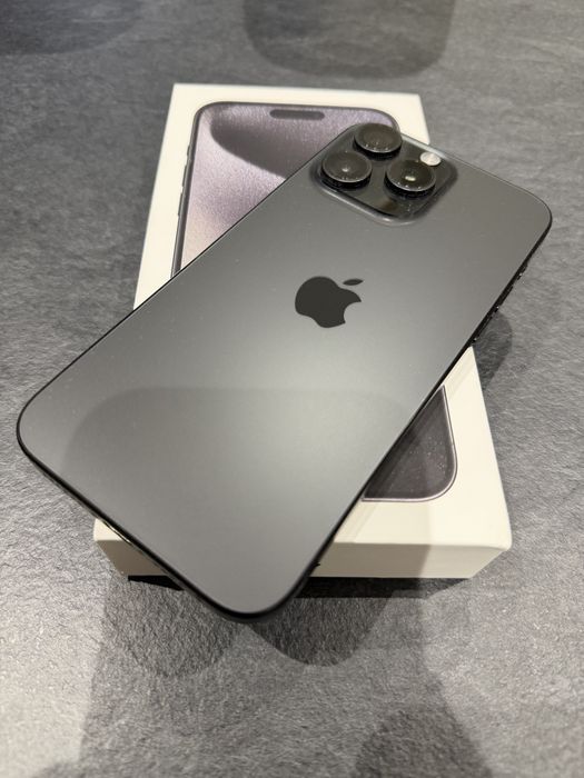Iphone 15 Pro Max 256 GB Black Titanium stare foarte bună