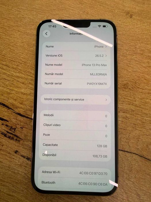 Apple iPhone 13 Pro Max 128GB Auriu Gold Neverlocked Garanție 24 Luni Factură BuyBack