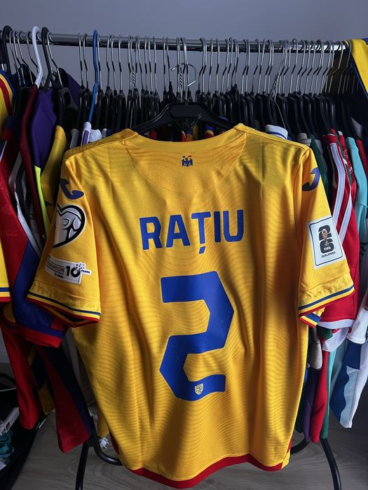 Tricou de fotbal Joma Nationala Romaniei Romania marime L Andrei Ratiu