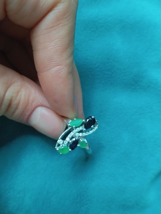 Набор кольцо и серьги