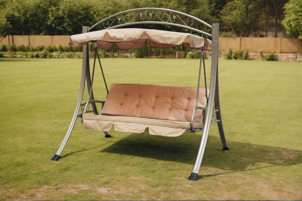 Садовые качели с навесом