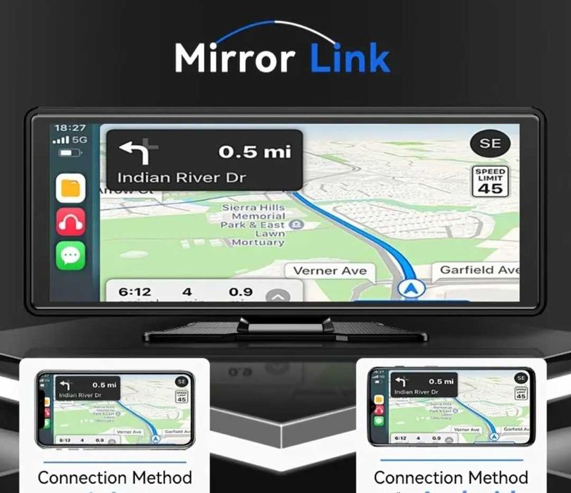 Преносима универсална мултимедия с Android Auto, Car Play.