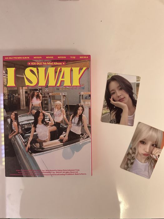 Кпоп Албум Gidle “I sway” 7th mini album